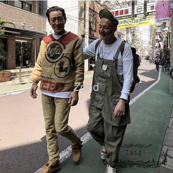 オーバーオールつなぎサロペットアメカジシンプルストリートワークスタイルカッコイイ | ブランド登録なし | 04