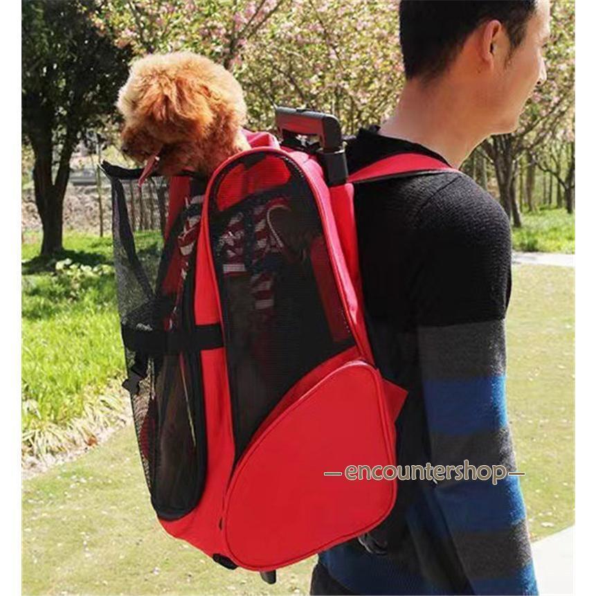 犬 カート ペットキャリーカート 猫 メッシュ キャリーバッグ 手提げ キャスター付き リュック 小型犬 中型犬 ねこ 動物 旅行 帰省 遠出 | ブランド登録なし | 11