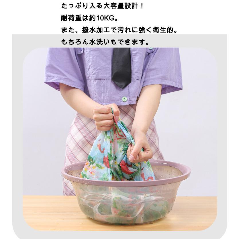 セール中 エコバッグ おしゃれ 折りたたみ 大容量 コンビニバッグ 買い物バッグ コンパクト レジ袋 プレゼント 女性 退職 お返し 可愛い マチ広 マイバッグ | ブランド登録なし | 13