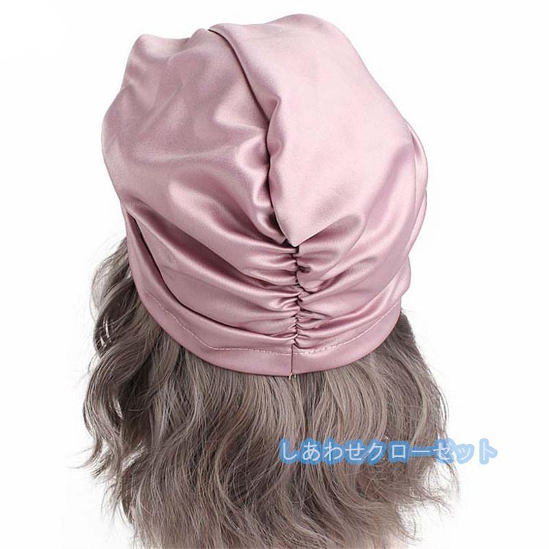 ナイトキャップ シルク シルクキャップ シルク100% 保湿 美髪枝毛 抜け毛ダメージケア くせ毛睡眠 就寝用産後用 誕生日 プレゼント | ブランド登録なし | 07