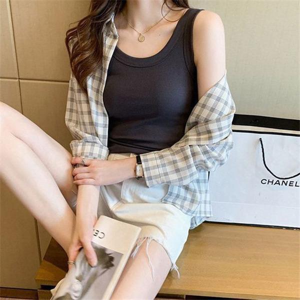 タンク レディース 夏 春 ス 夏服 Tシャツ シャツ キャミソール 薄手 レイヤード インナー カットソー 吸汗速乾 肌着 透け防止 | ブランド登録なし | 11