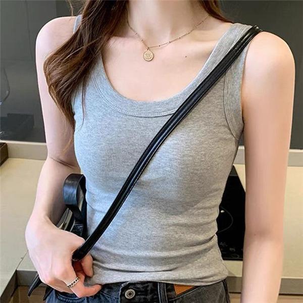 タンク レディース 夏 春 ス 夏服 Tシャツ シャツ キャミソール 薄手 レイヤード インナー カットソー 吸汗速乾 肌着 透け防止 | ブランド登録なし | 16