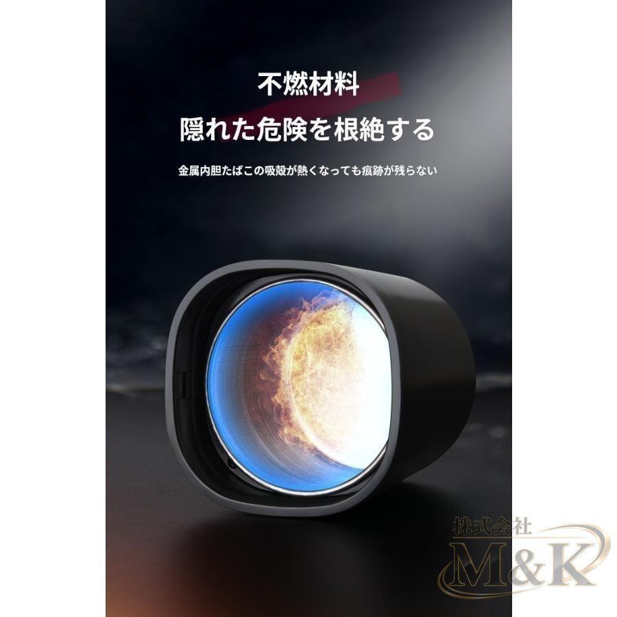 灰皿 車 LEDライト付き ステンレス 取り外し可能 お手入れ簡単 水洗い可能 LED灰皿 自動車用品 おしゃれ 車載灰皿 蓋付き | ブランド登録なし | 12