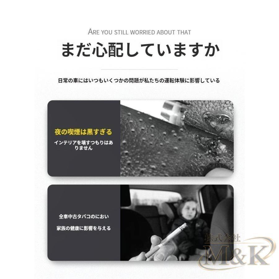 灰皿 車 LEDライト付き ステンレス 取り外し可能 お手入れ簡単 水洗い可能 LED灰皿 自動車用品 おしゃれ 車載灰皿 蓋付き | ブランド登録なし | 07