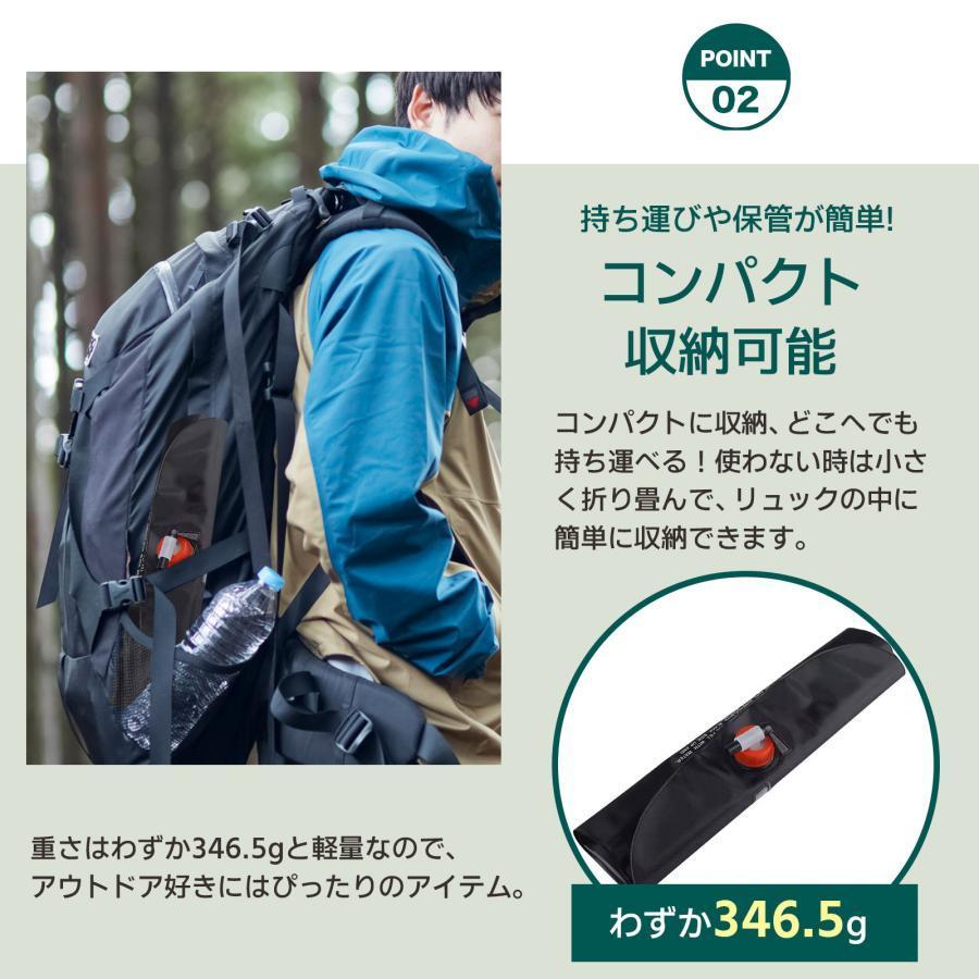 ポータブルシャワー 簡易シャワー 容量20L - ソーラー 温水 携帯式 水タンク キャンプ - サーフィン 海水浴 アウトドア 洗車 災害 | ブランド登録なし | 03