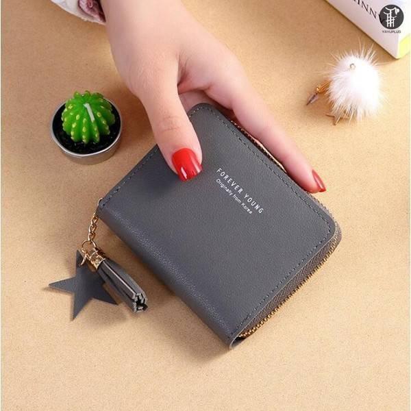 財布 レディース ファッション ミニ ウォレット 二つ折り8色 フリンジ 小銭入れ 札入れ 可愛い PU レザー 極小多機能 オシャレ サイフ | ブランド登録なし | 20
