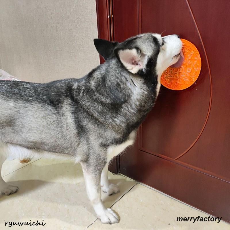 リックパッド 舐めるパッド フードプレート ペット食器 シリコン 吸盤 ペット用品 犬 猫 ドッグ 気晴らし 気を逸らす なめる ぺろぺろ ペロペロ | ブランド登録なし | 01