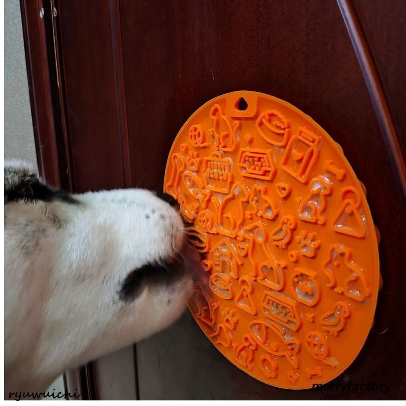 リックパッド 舐めるパッド フードプレート ペット食器 シリコン 吸盤 ペット用品 犬 猫 ドッグ 気晴らし 気を逸らす なめる ぺろぺろ ペロペロ | ブランド登録なし | 02