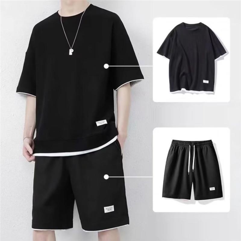 セットアップ 上下セット メンズ 夏 Tシャツ ショートパンツ ハーフパンツ カジュアル ひんやり 父の日 部屋着 ゆったり 快適 涼しい | ブランド登録なし | 12