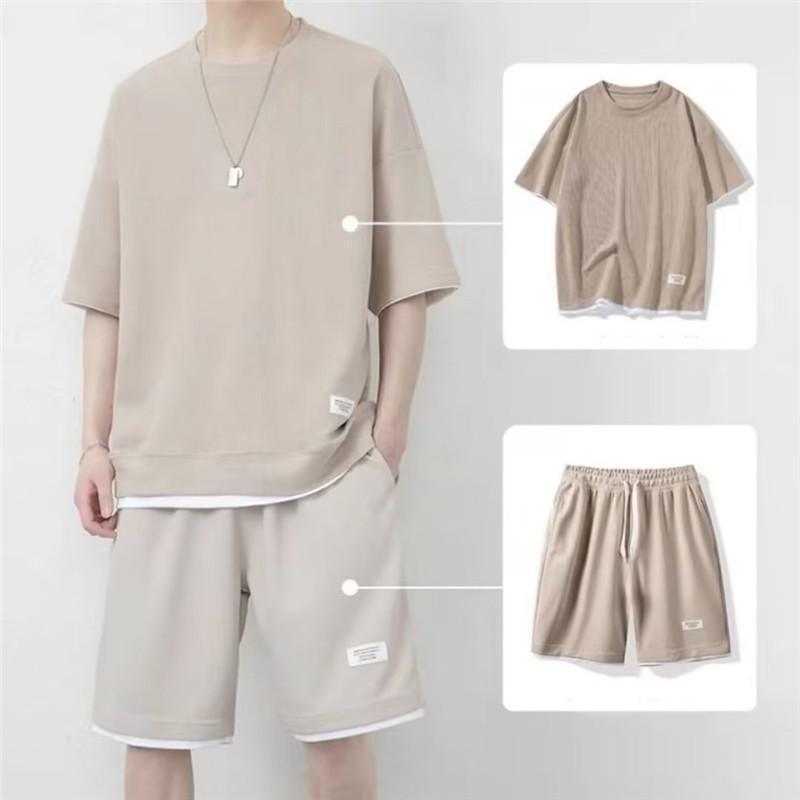 セットアップ 上下セット メンズ 夏 Tシャツ ショートパンツ ハーフパンツ カジュアル ひんやり 父の日 部屋着 ゆったり 快適 涼しい | ブランド登録なし | 14