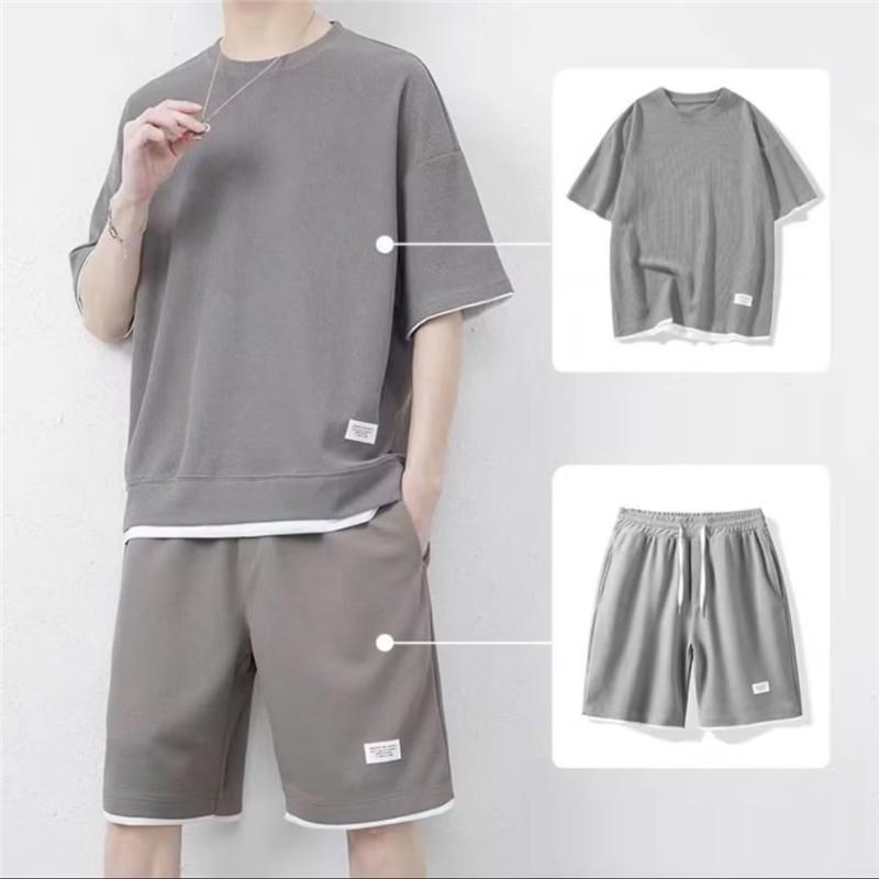 セットアップ 上下セット メンズ 夏 Tシャツ ショートパンツ ハーフパンツ カジュアル ひんやり 父の日 部屋着 ゆったり 快適 涼しい | ブランド登録なし | 16