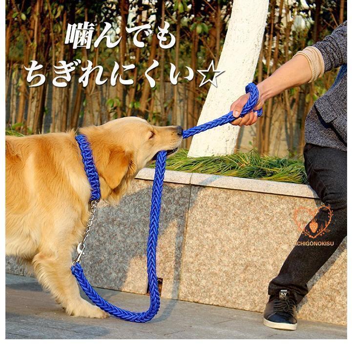 犬 リード 首輪 極太 ペット ドッグ ハーフチョーク チョーカー 編込み 大型犬 中型犬 小型犬 | ブランド登録なし | 06