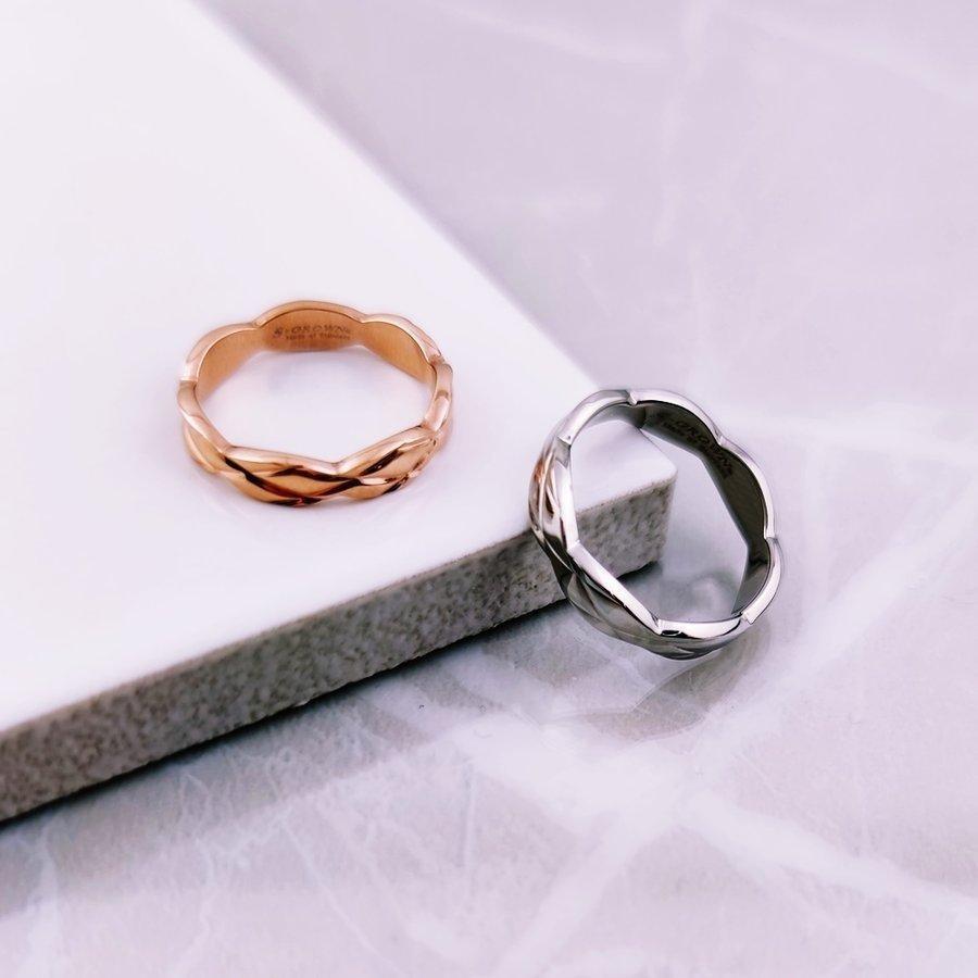指輪 リング サージカルステンレス レディース アクセサリー 金属アレルギー対応 デザインカット 9号 11号 13号 シンプル おしゃれ プレゼント | ブランド登録なし | 01