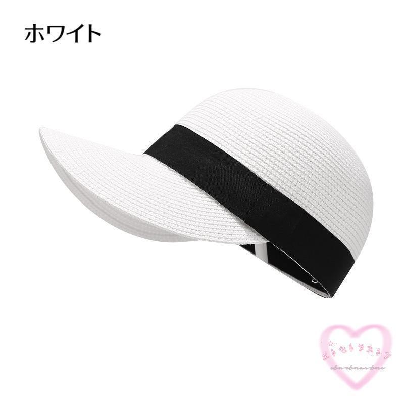 麦わら帽子 キャップ ストローハット 男女兼用 レディース メンズ 無地 日よけ 紫外線対策 通気性 可愛い おしゃれ カジュアル お出かけ アウトド | ブランド登録なし | 03