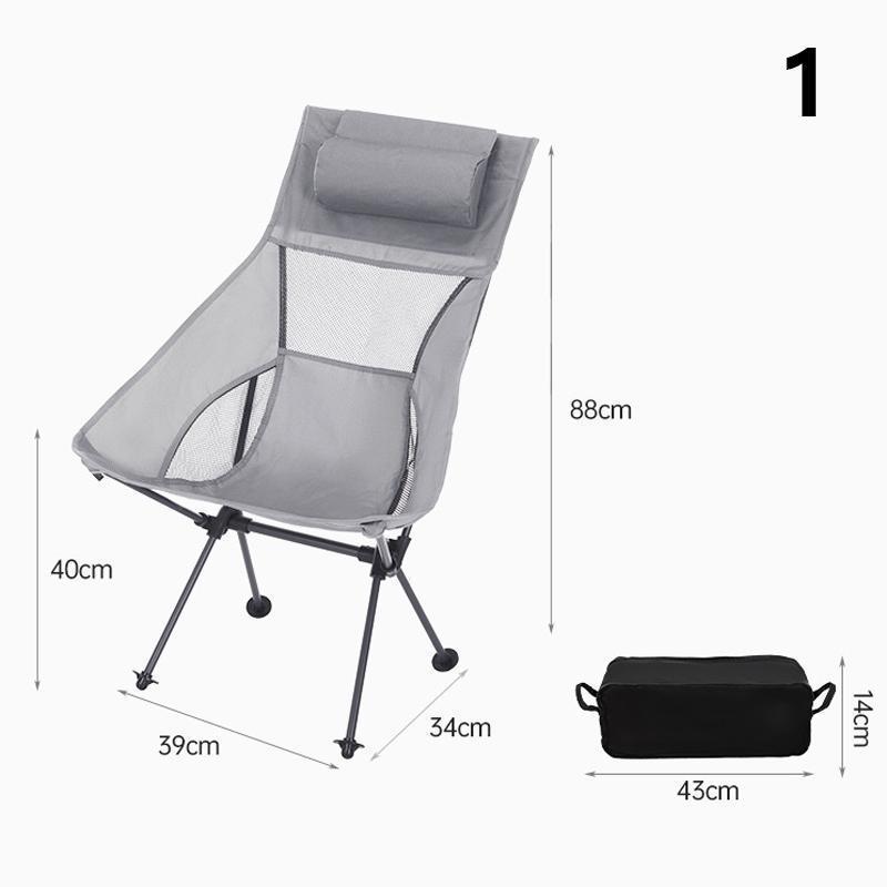 アウトドア チェア 折りたたみ 椅子 ハイバック キャンプいす 背もたれ 軽量 ソロ キャンプ chair イス 簡単組立 1人用 コンパクト 収納 バック付 | ブランド登録なし | 14
