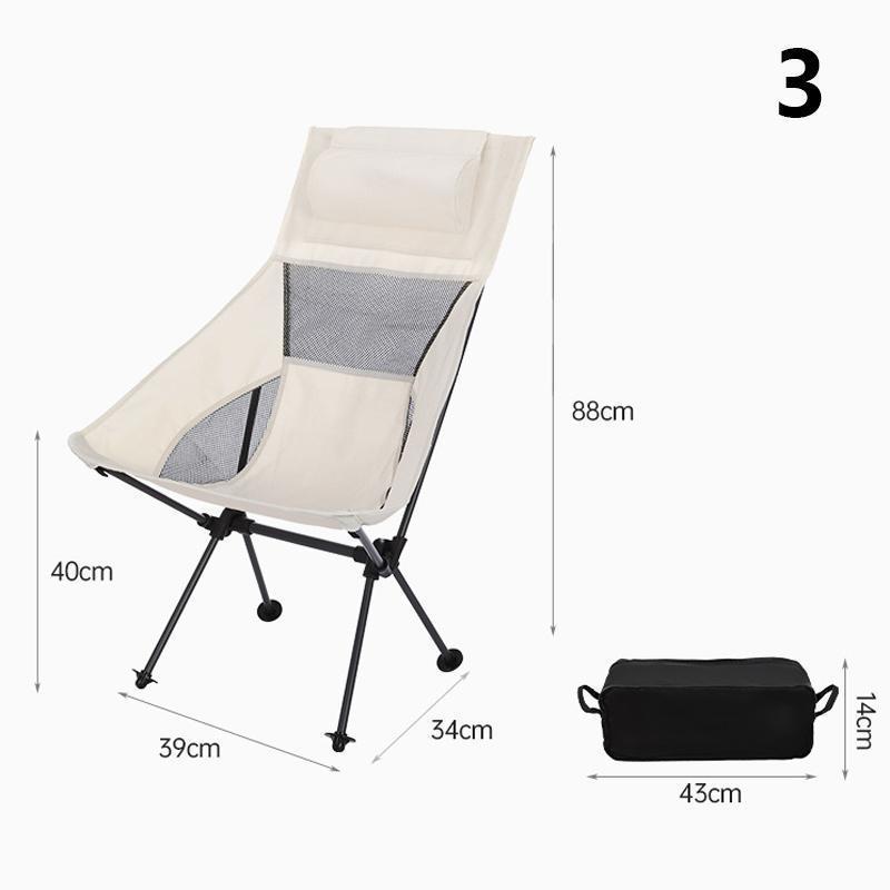 アウトドア チェア 折りたたみ 椅子 ハイバック キャンプいす 背もたれ 軽量 ソロ キャンプ chair イス 簡単組立 1人用 コンパクト 収納 バック付 | ブランド登録なし | 16