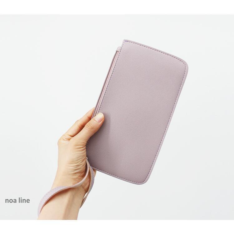 薄型 長財布 レディース 薄型長財布 シンプル 軽量 スリム 可愛い ミニ財布 小銭入れ カードケース 入れ 革 レザー サイフ コインケース おしゃれ コンパクト | ブランド登録なし | 02