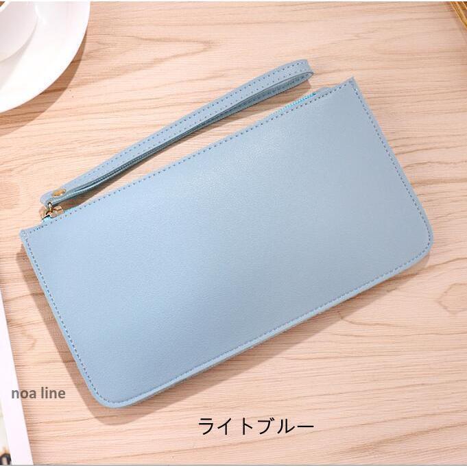 薄型 長財布 レディース 薄型長財布 シンプル 軽量 スリム 可愛い ミニ財布 小銭入れ カードケース 入れ 革 レザー サイフ コインケース おしゃれ コンパクト | ブランド登録なし | 07