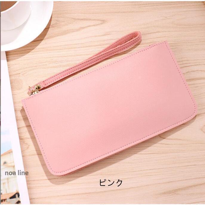 薄型 長財布 レディース 薄型長財布 シンプル 軽量 スリム 可愛い ミニ財布 小銭入れ カードケース 入れ 革 レザー サイフ コインケース おしゃれ コンパクト | ブランド登録なし | 08