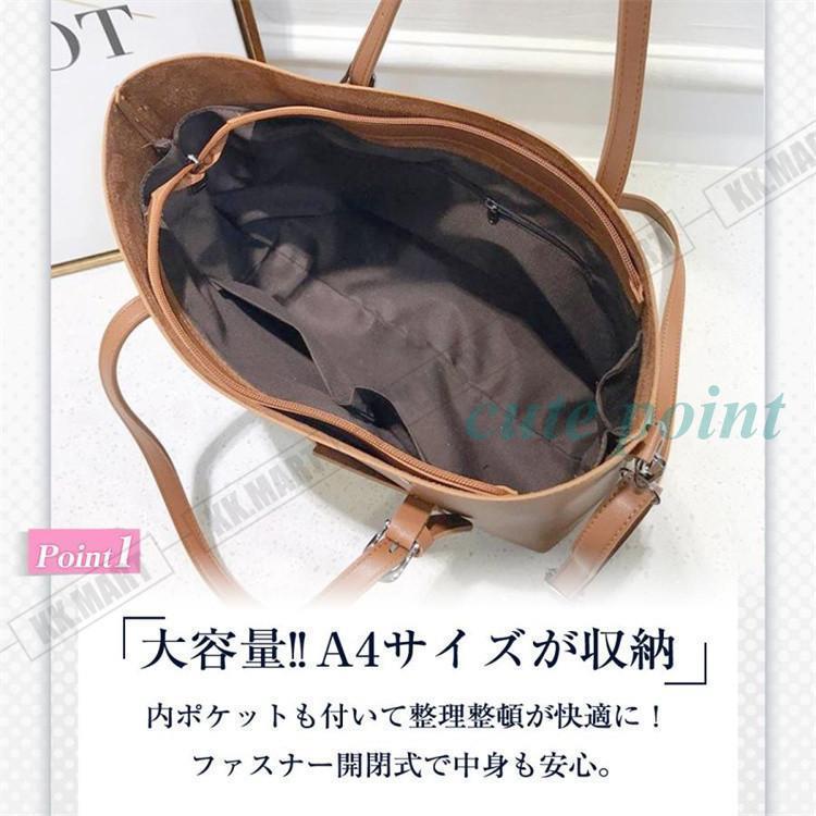 ビジネスバッグ レディース a4 軽量 自立 トート リクルート 大容量 PC 就活 レザー 通勤 通学 軽い 黒 革 おしゃれ | ブランド登録なし | 05