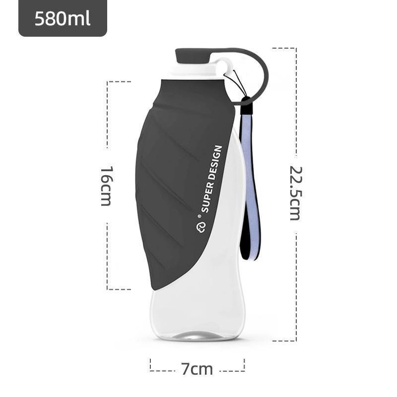 マナーボトル 給水器 ウォーターボトル　お外で便利なマナー水洗 犬 お散歩 お水携帯 580mL 2way マナーシャワー 散歩 熱中症 猫 小動物 | ブランド登録なし | 01