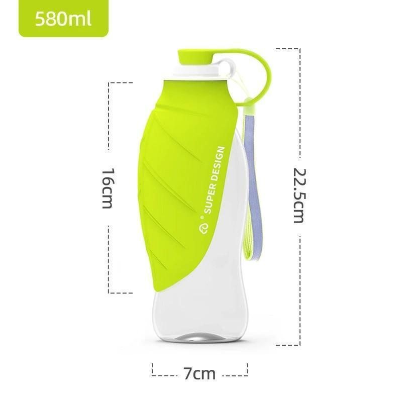 マナーボトル 給水器 ウォーターボトル　お外で便利なマナー水洗 犬 お散歩 お水携帯 580mL 2way マナーシャワー 散歩 熱中症 猫 小動物 | ブランド登録なし | 03