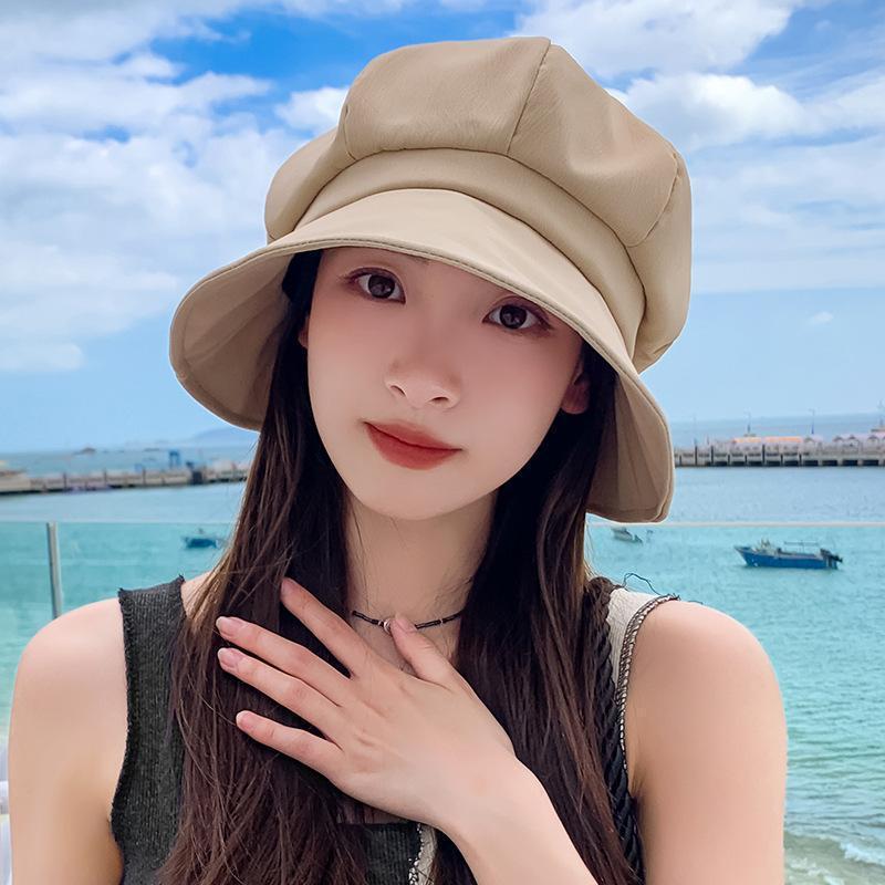 キャスケット 紫外線100％カット 帽子 レディース 折りたたみ 56-58cm UV 大きいサイズ 春 夏 春夏 日焼け防止 薄手小顔効果 | ブランド登録なし | 10