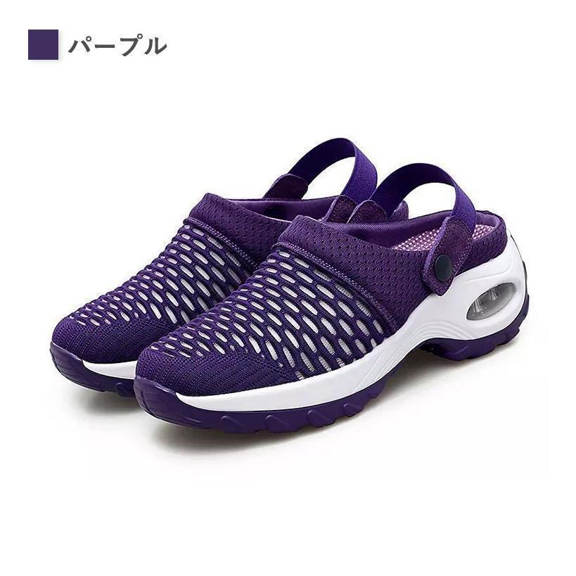 特価サンダル レディース メンズ 靴 スポーツサンダル スニーカーサンダル 厚底ヒール 黒 ブラック 軽い 軽量 通気性 仕事 オフィス 2way | ブランド登録なし | 03