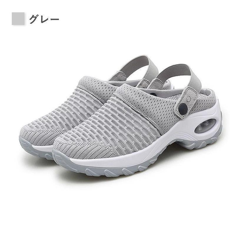 特価サンダル レディース メンズ 靴 スポーツサンダル スニーカーサンダル 厚底ヒール 黒 ブラック 軽い 軽量 通気性 仕事 オフィス 2way | ブランド登録なし | 05
