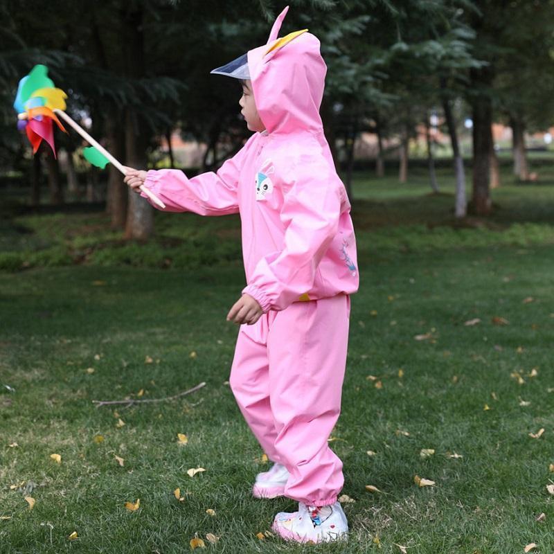 キッズ 子供用 レインスーツ 上下 レインウェア セパレート 防水 カッパ 雨合羽 合羽 雨具 95-140cm かわいい 学校行事 幼稚園 小学生 | ブランド登録なし | 10