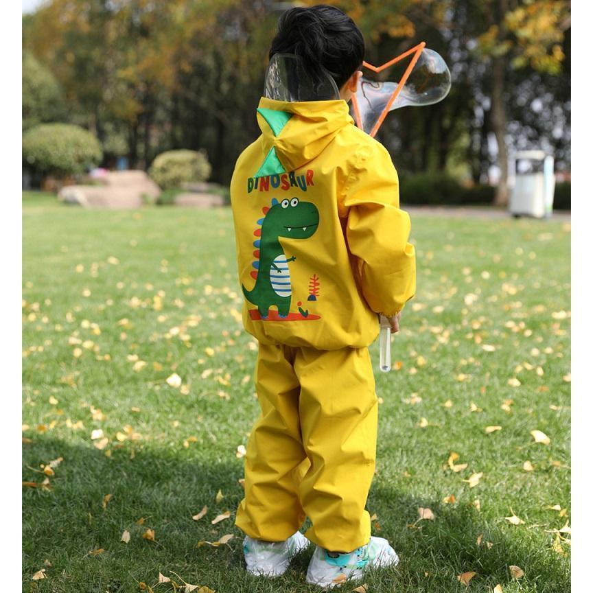 キッズ 子供用 レインスーツ 上下 レインウェア セパレート 防水 カッパ 雨合羽 合羽 雨具 95-140cm かわいい 学校行事 幼稚園 小学生 | ブランド登録なし | 15