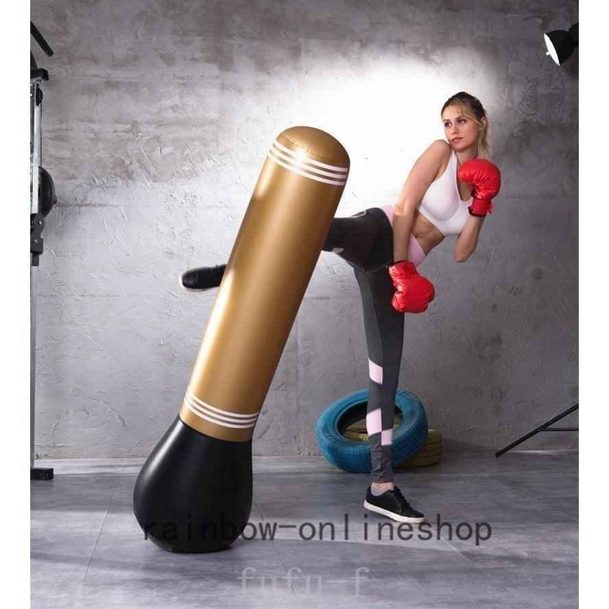 フィットネスパンチングバッグ1.5mエアースタンディングバッグサンドバッグカバー筋トレトレーニング格闘技ジムエクササイズ男女兼用大人子供 | ブランド登録なし | 02