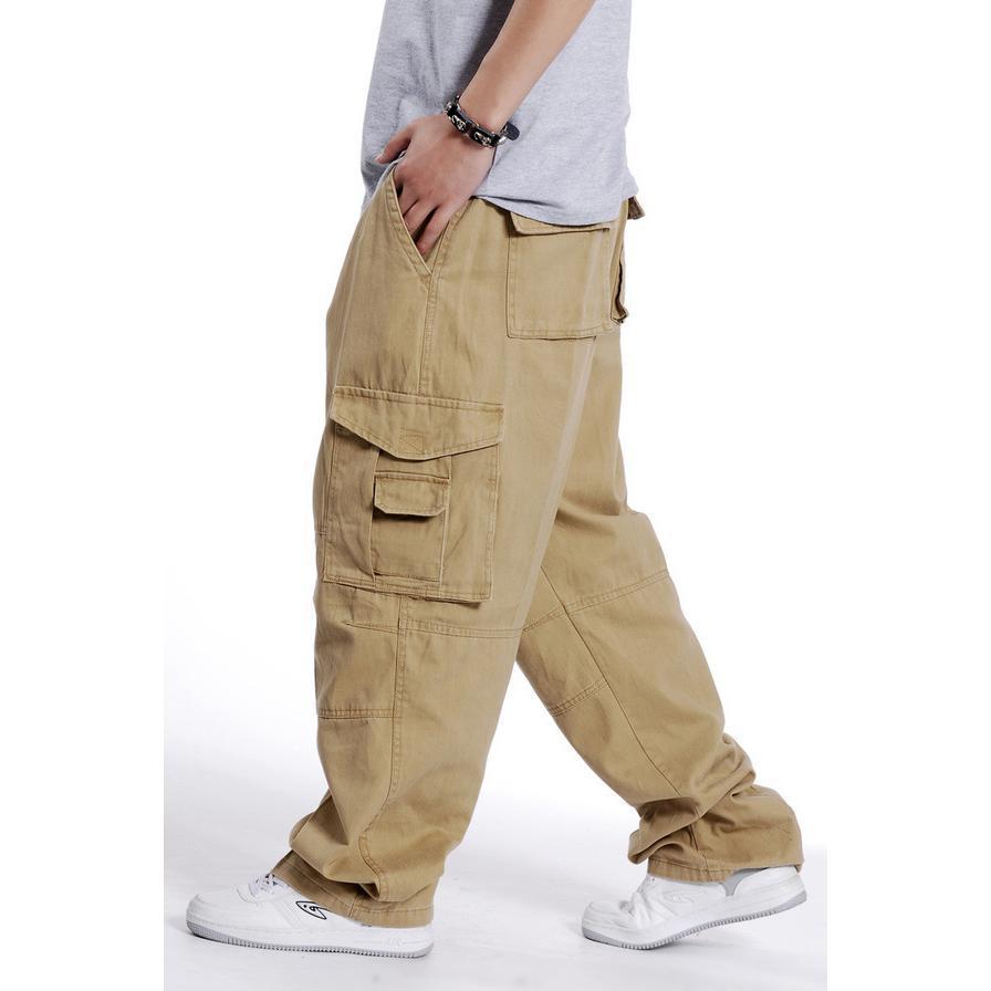 カーゴパンツ メンズ アウタードア 太め ゆったりパンツ 繋ぎ サルエルパンツ 3color 男性 大きいサイズ リラックス パンツ カジュアル | ブランド登録なし | 14