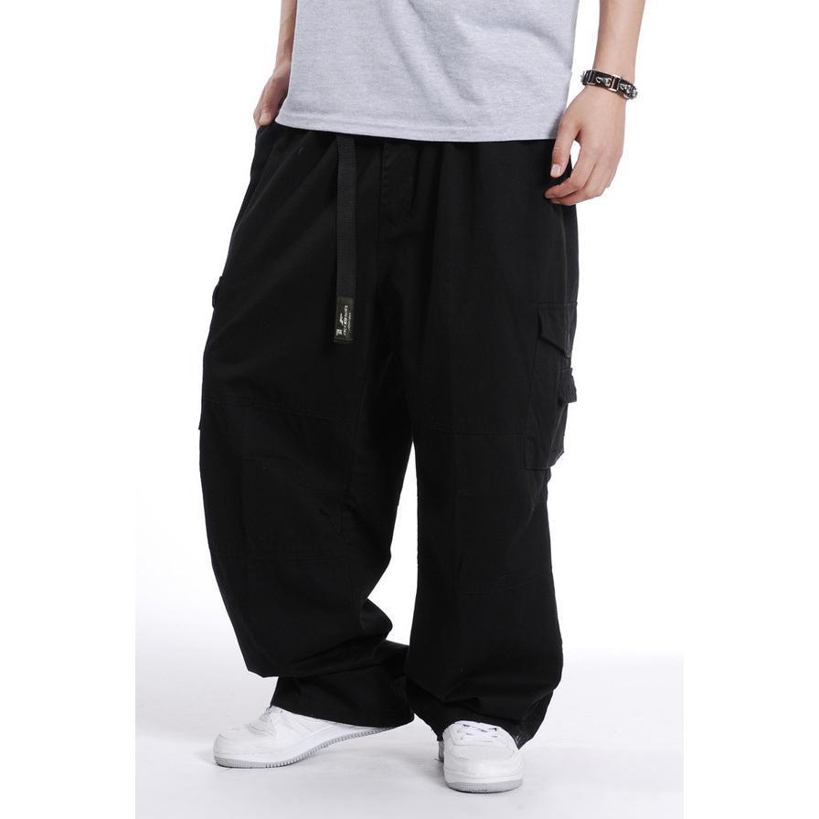 カーゴパンツ メンズ アウタードア 太め ゆったりパンツ 繋ぎ サルエルパンツ 3color 男性 大きいサイズ リラックス パンツ カジュアル | ブランド登録なし | 08