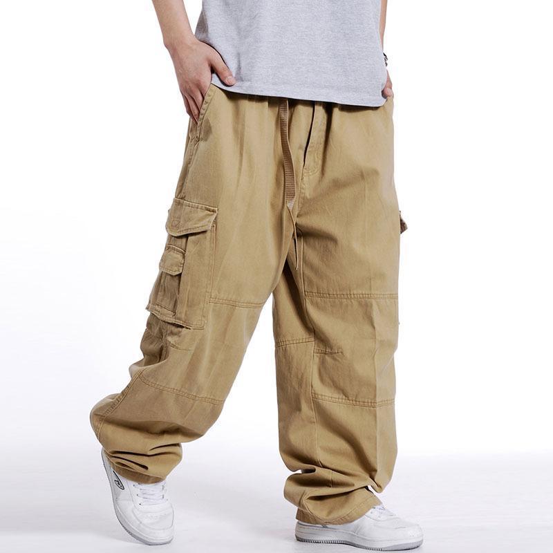 カーゴパンツ メンズ アウタードア 太め ゆったりパンツ 繋ぎ サルエルパンツ 3color 男性 大きいサイズ リラックス パンツ カジュアル | ブランド登録なし | 10