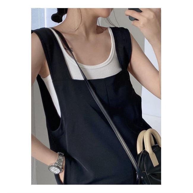 サロペット オールインワン レディース サロペットパンツ オールインワン ガウチョパンツ オーバーオール ワイドパンツ ゆったり 着痩せ 細身 美脚 | ブランド登録なし | 03