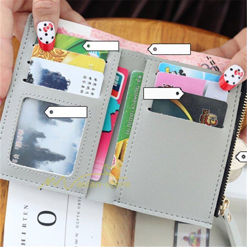 二つ折り財布 レディース ミニ財布 ミニウォレット レディース 使いやすい 財布 おしゃれ 小銭入れ シンプル 軽量 韓国ファッション コンパクト | ブランド登録なし | 10