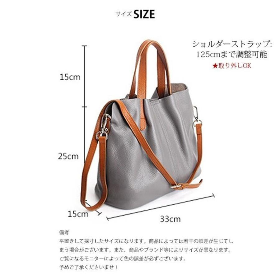 ハンドバッグ レディース 2way本牛革 レザー 柔らかい 牛革 軽量 軽い トートバッグ ショルダーバッグ 通勤 通学 収納たっぷり カジュアル | ブランド登録なし | 11
