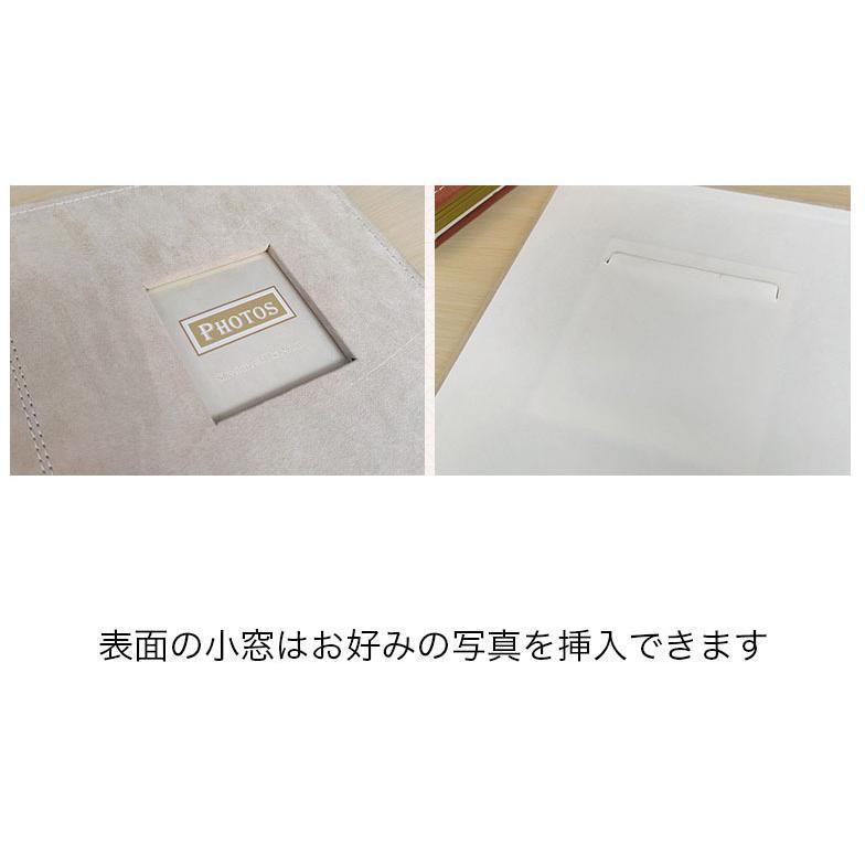 アルバム 写真 大容量貼るタイプ 粘着式 L版480枚 80ページ 大型 収納l判 2l判 おしゃれ 窓付き フォトアルバム | ブランド登録なし | 05