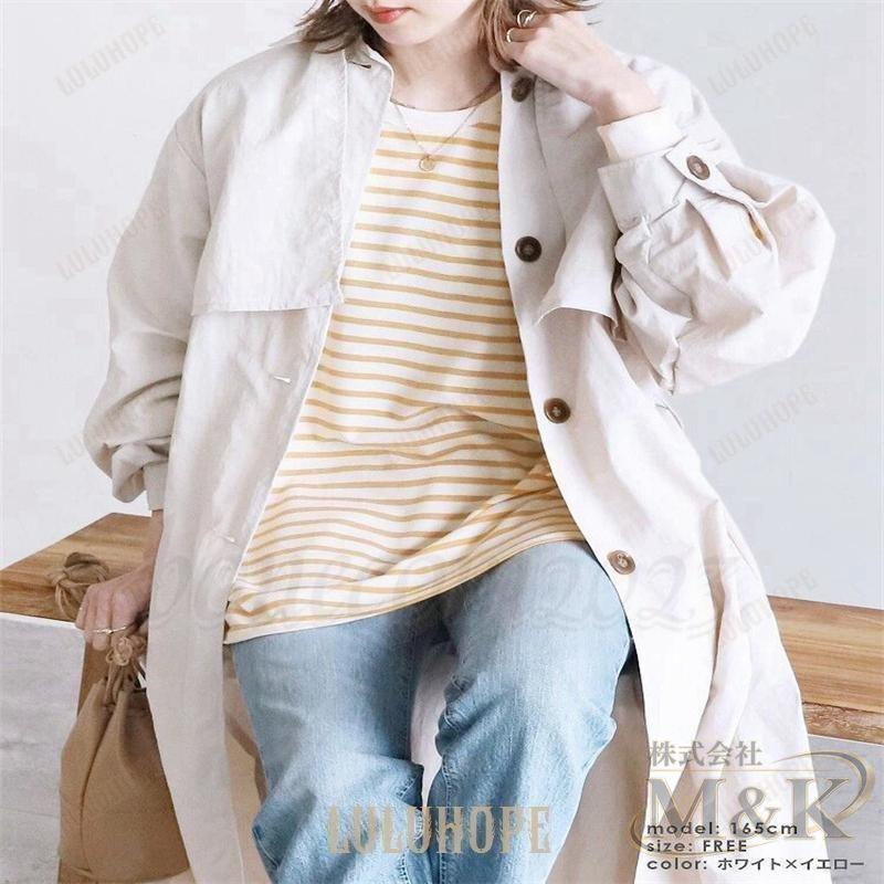 Tシャツ カットソー オーバーサイズ プルオーバー レディース トレーナー かわいい トップス ゆったり 七分袖 秋冬 秋服 長袖 | ブランド登録なし | 09