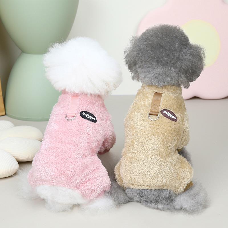 犬服 冬 ボア つなぎ ドッグウェア カバーオール フリース 着せやすい 愛犬 ペット 犬の服 猫服 裏ボア あったか 防寒着 もこもこ 可愛い | ブランド登録なし | 13