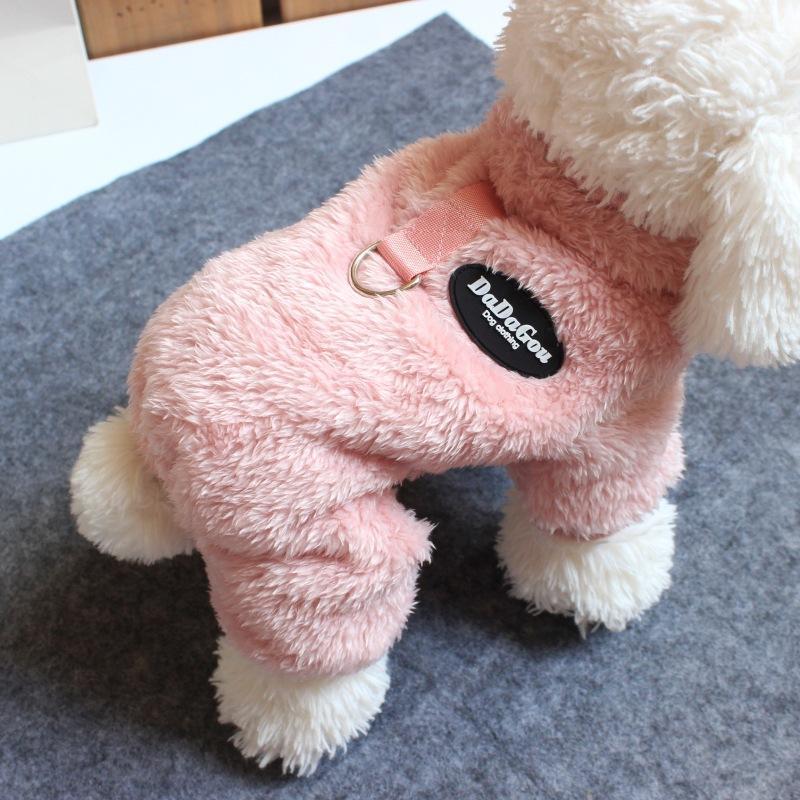 犬服 冬 ボア つなぎ ドッグウェア カバーオール フリース 着せやすい 愛犬 ペット 犬の服 猫服 裏ボア あったか 防寒着 もこもこ 可愛い | ブランド登録なし | 05