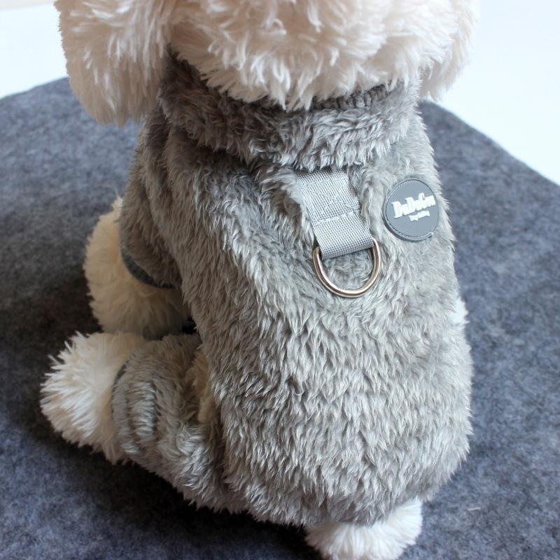 犬服 冬 ボア つなぎ ドッグウェア カバーオール フリース 着せやすい 愛犬 ペット 犬の服 猫服 裏ボア あったか 防寒着 もこもこ 可愛い | ブランド登録なし | 09