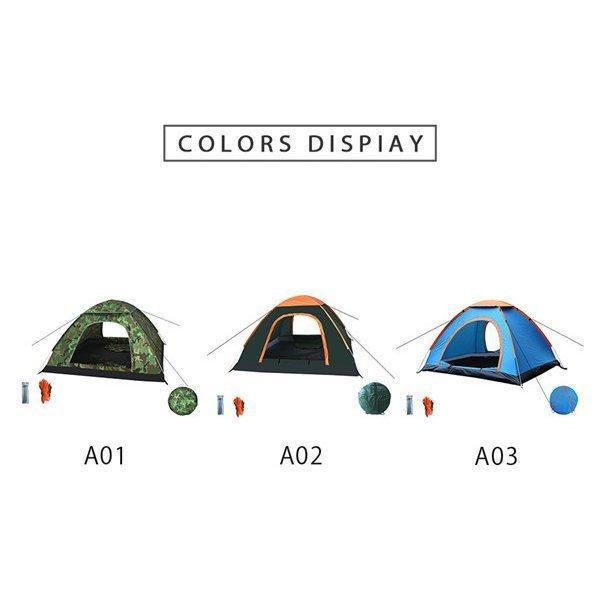 テント 軽量 簡易テント 迷彩 丈夫 登山 ビーチ 3~4人用 大型 防災用 アウトドア キャンプ ビーチ 運動会 プール 遮熱 紫外線防止 旅行 | ブランド登録なし | 01