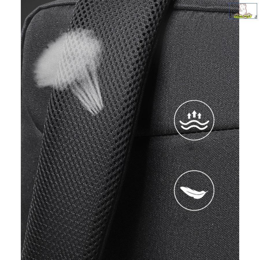 ビジネスリュック 薄型 バックパック リュックサック メンズ リュック 軽量 PCバッグ 大容量 自転車 防水 通勤 通学 A4 B5 出張 黒 | ブランド登録なし | 14