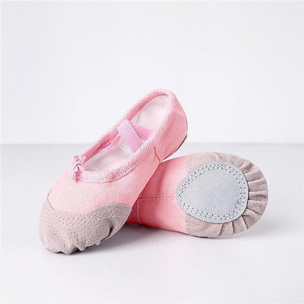 ダンスシューズ ジャズ チアダンス バレーシューズ レッスンシューズ バレエシューズ布製　スプリット バレエ用品 練習用 発表会 新体操 室内靴 | ブランド登録なし | 02