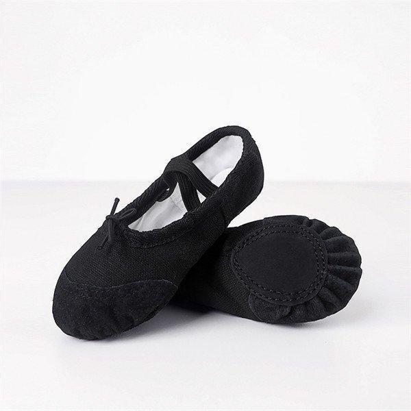 ダンスシューズ ジャズ チアダンス バレーシューズ レッスンシューズ バレエシューズ布製　スプリット バレエ用品 練習用 発表会 新体操 室内靴 | ブランド登録なし | 05