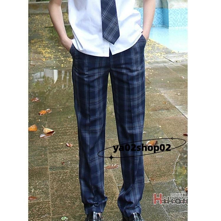 点セット 制服 スクールパンツ ロングパンツ 男子 高校生 ズボン チェック ネクタイ キッズ 男の子 小学生 入学 発表会 | ブランド登録なし | 19
