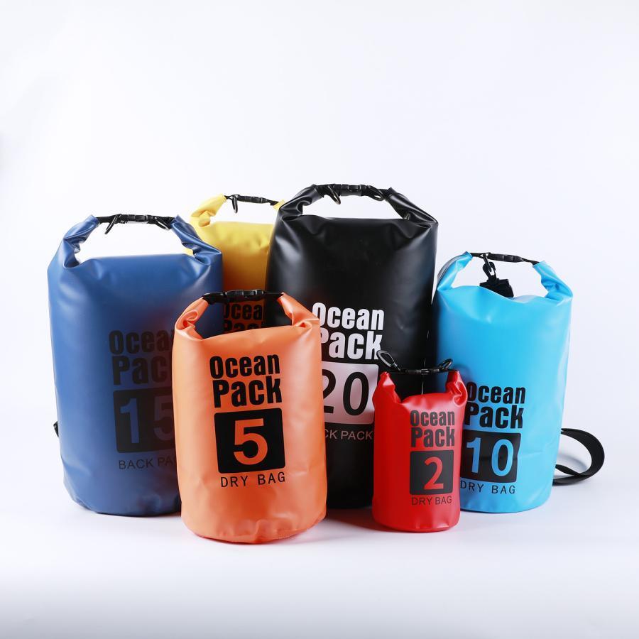 20L ドライバッグ ショルダーバッグ 防水バッグ トートバッグ 2WAY ロールバック 大容量 ウォータープルーフバッグ アウトドア プール | ブランド登録なし | 01