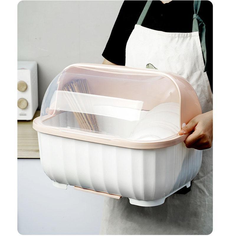 キッチン食器?食器?食器収納棚皿?水切り食器?食器収納箱?食器?食器ケース?蓋付き食器棚 大きいサイズ M/L/XL | ブランド登録なし | 14